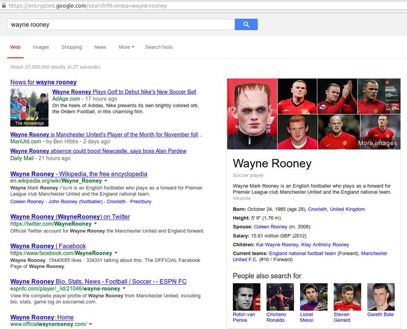 So sieht Google Wayne Rooney