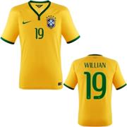 Brasilien Willian Trikot Home 2014