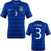 Brasilien Silva Trikot Away 2014
