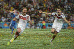 Mosaik aus über 1500 Instagram-Fotos zur WM 2014
