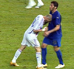 Zinédine Zidanes Kopfstoß gegen Marco Materazzi